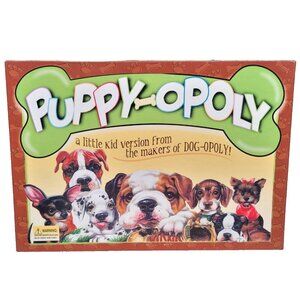 Puppy Opoly a Kids Version of dog Opoly Monopoly Jr Board Game Family Game Night